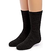 WARRIOR ALPACA SOCKS - Unisex Kid's Outdoor Alpaca Wool Socks - Terry Lined Foot