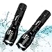 Rvxigzvi Handheld Flashlight, 5 Modes 1000 Lumen Camping Torch Portable LED Tactical Light,Waterproof Rechargeable 18650 Battery and Charger Included