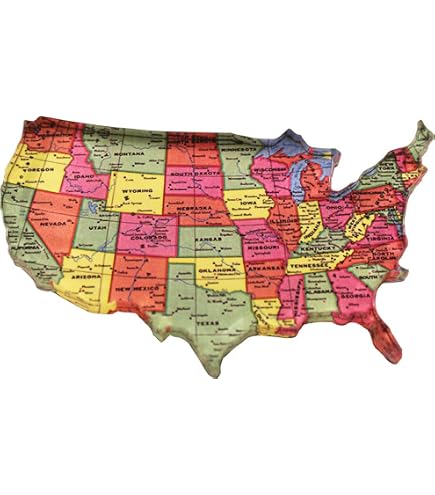 Mapa De Estados Unidos Con Abreviaturas Y Nombre Completo