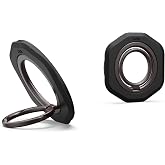 UAG Mag Ring Stand LT Magnetic Phone Grip, MagSafe Compatible, Black | Strong Magnet, Adjustable, Collapsible, No-Slip Grip, Multi-Viewing Handsfree Kickstand, Rugged Construction, Sleek &amp; Slim