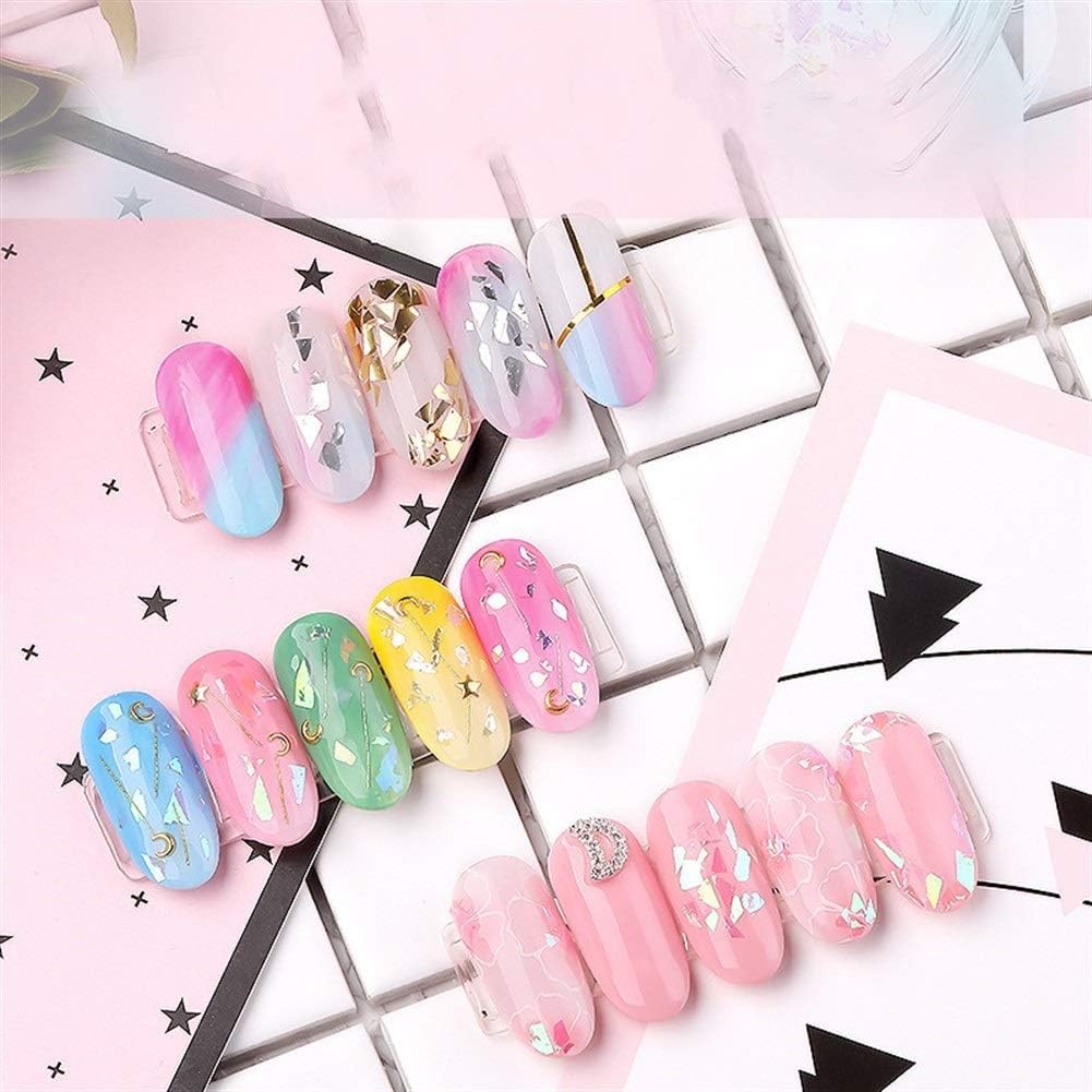 Amazon Co Jp ネイルアートアクセサリーセロハンネイルステッカーカラフルなセロハンフラグメント不規則シンフォニーオーロラ紙ネイルデコレーション ネイルシール ネイルステッカー マニキュア装飾 おしゃれ 可愛い 花柄 ネイル飾り ネイルアートパー Size A