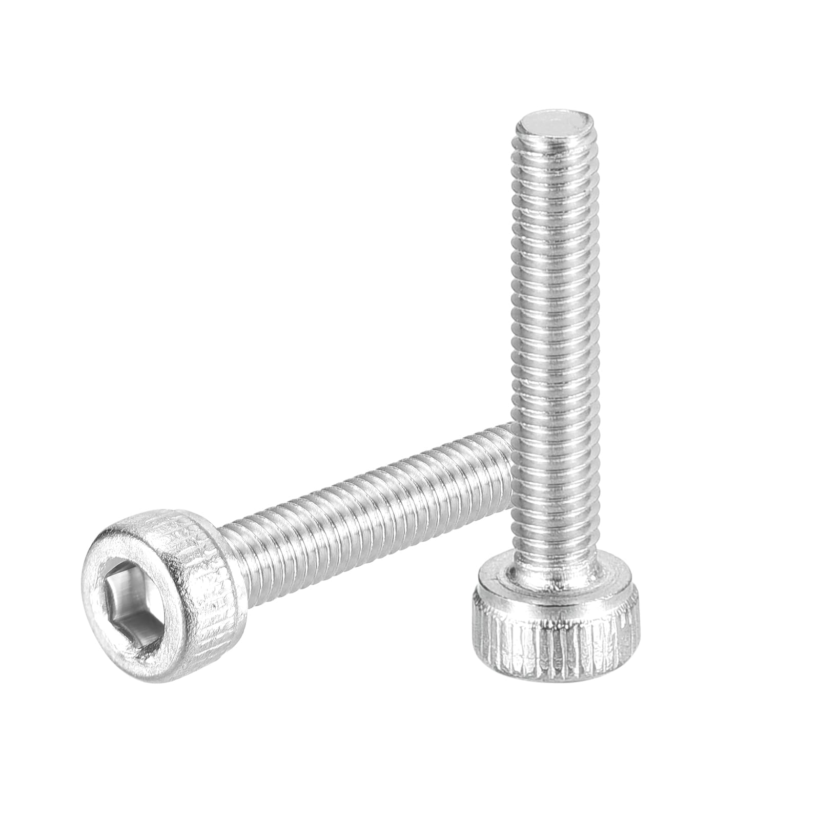 uxcell Hex Socket Bolts (M3-0.5x16), 304 Stainless Steel Hex Socket Drive Screws, Silver Tone, 100 Pcs