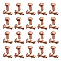 Aicosineg 100Pcs Solid Rivet 0.31inch Length Rivets