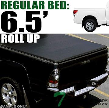 Amazon Com Topline Autopart Lock Roll Up Soft Vinyl Truck Bed Tonneau Cover For 14 19 Toyota Tundra Regular Standard Double Crew Cab 6 5 Feet 78 Bed Without Utility Track Automotive