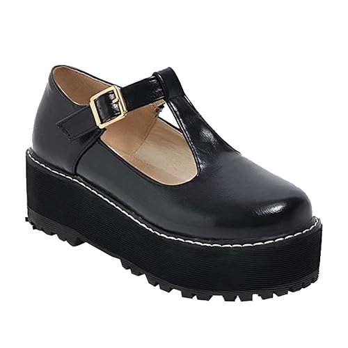 platform t strap mary janes