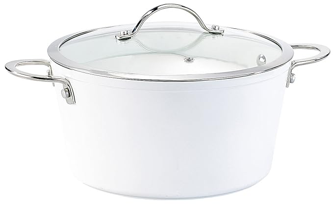 Tornwald-Schmiede Kochgeschirr: Alu-Topf mit Premium-Keramik-Beschichtung, 24 cm (Alutopf)