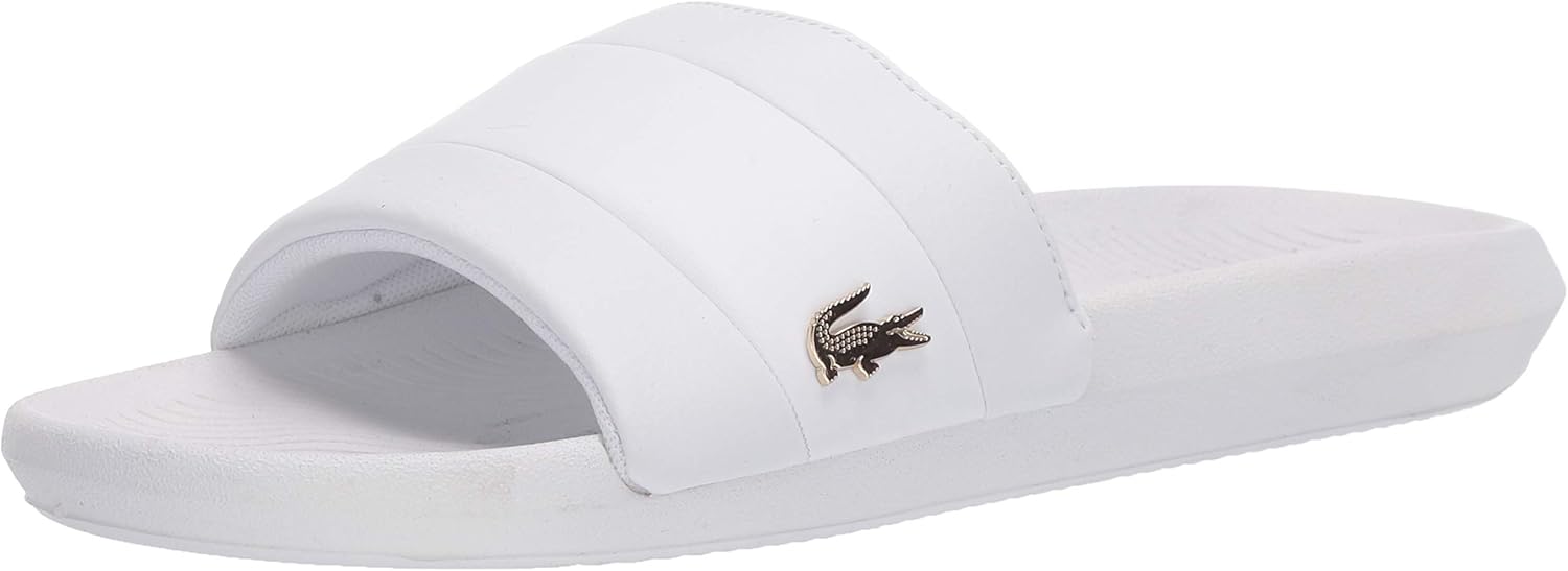  | Lacoste Women's Mens Croco Slide Sandals | Sport Sandals & Slides