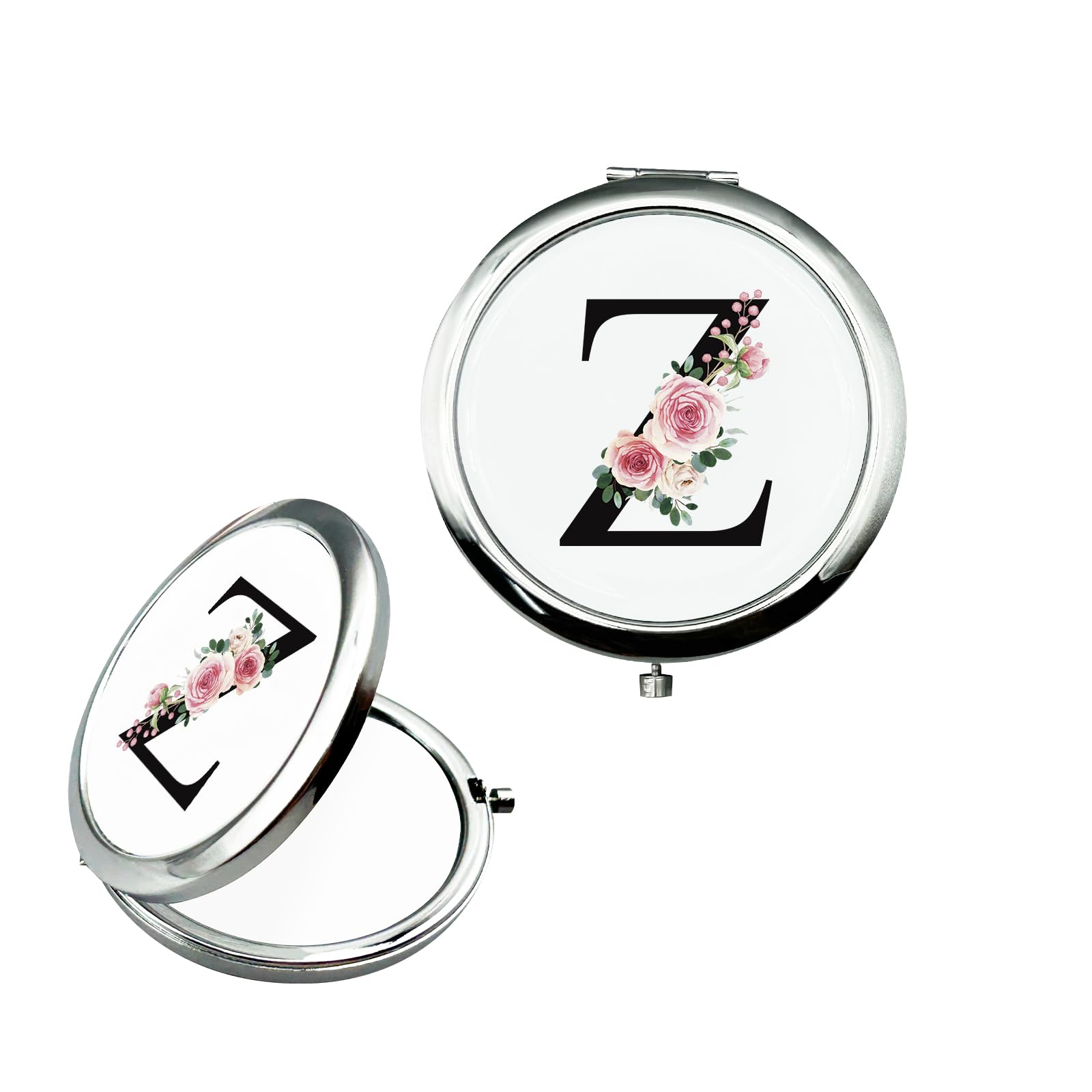 JEKUGOT Compact Mirror, Small Pocket Mirror, Make up Mirrors for Bride To Be Gifts, Personalized Gifts for Girls Women Mother(Z)