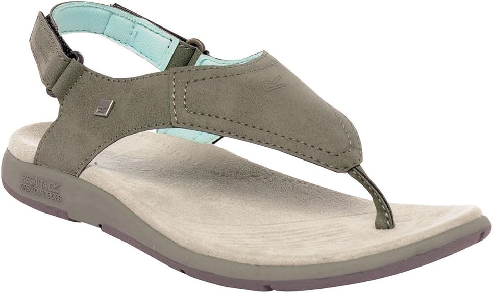Amazon.com | Regatta Women's Trailrider Life Walking Sandals 7.5 US Light Clove/Mint Green 
