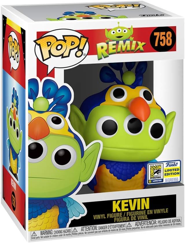 Funko Pop! Disney #758 Remix Alien as Kevin (2020 Summer Convention Exclusive), Green, Standard - Image 4