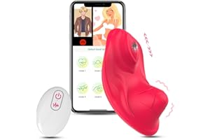 VIAGNGCA APP & Remote Control Vibrator Sex Toys, Wearable Panty Vibrator Clitoral G Spot Butterfly Vibrator, Dual Stimulator 