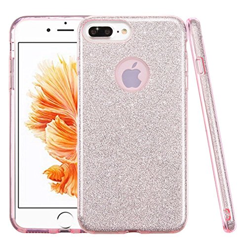 MyBat Cell Phone Case for Apple iPhone 7 Plus - Pink Full Glitter