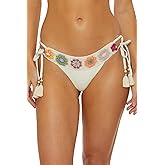 Isabella Rose Women's 1969 Maui Tie Side Bikini Bottom, Cheeky Coverage, Swimwear Separates