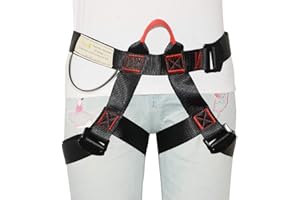 HeeJo Climbing, Rock Climbing, Half Body for Rappelling Zipline Fire Rescuing Tree Climbing Gear