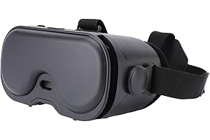 Zopsc 3D VR Glasses Headset, Ergonomic 120 Degree FOV Adjustable 3D VR Glasses Virtual Reality Headset with Bluetooth Control