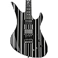 Schecter Synyster Gates Custom-S - Black with Silver Stripes