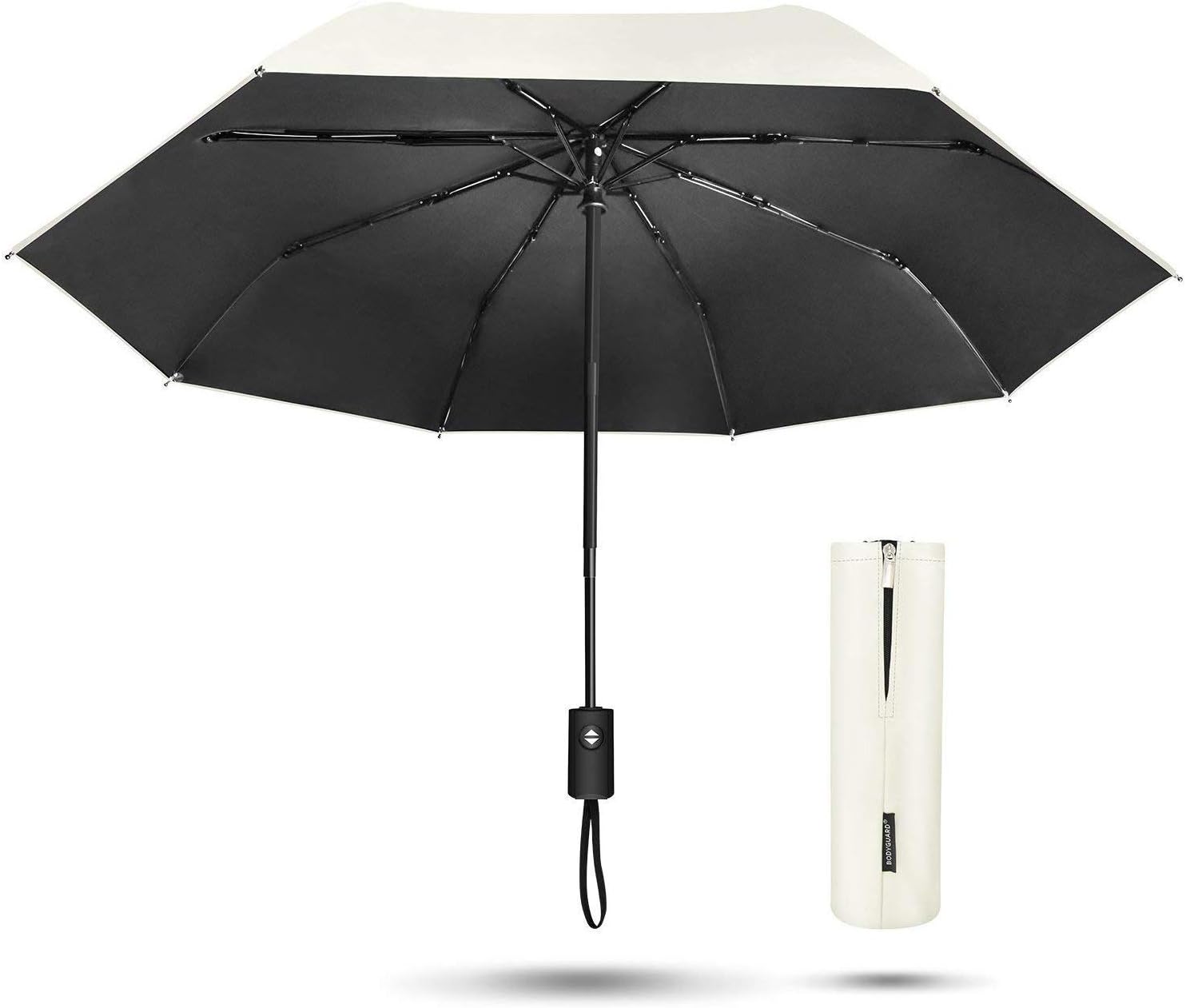Amazon ボディガード 折りたたみ傘 日傘 自動開閉 Uvカット 99 遮光率 8本骨 耐風撥水 晴雨兼用 軽量 収納ポーチ付 Bodyguard ボディガード 傘 レインウェア 通販