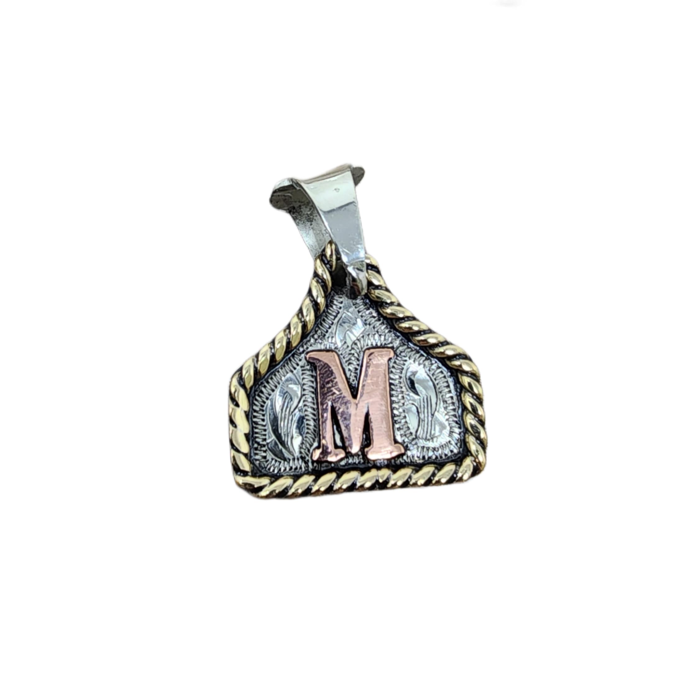 Custom Handmade Cow Tag Western Necklace with