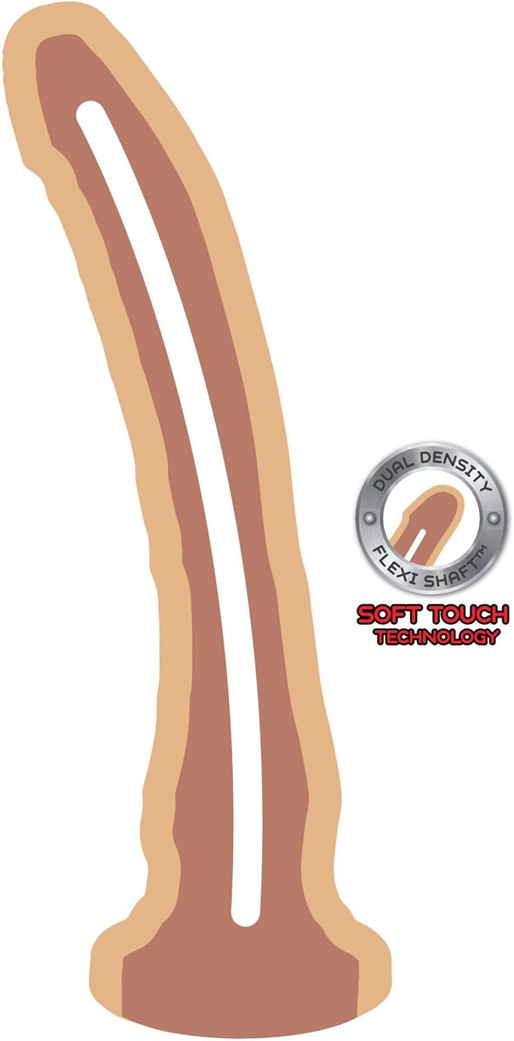 ToyJoy Dual Density Dong 9 Inch, Skin - Image 4
