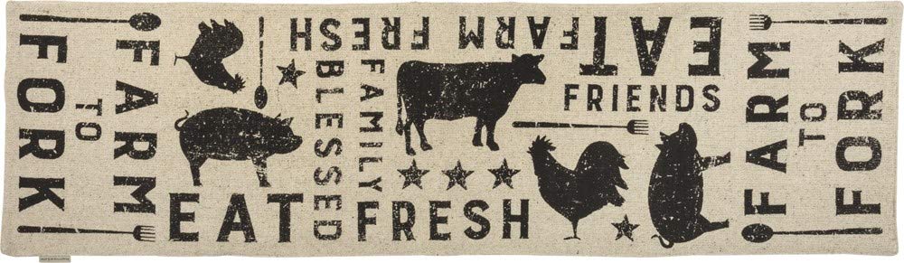Best Table Runner Farm Cow