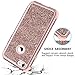 Vofolen Bling Cover for iPhone 6S Case iPhone 6 Case Glitter Bling Shiny Heavy Duty Protection Full-body Protective Hard Shell Hybrid Silicone Rubber Armor with Front Bumper for iPhone 6 6S -Rose Gold