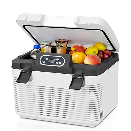 TCYLZ Coche refrigerador-19L de Doble núcleo de refrigeración Mini ...