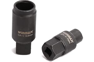 WINTOOLS Compatible for 2PC Diesel Pump Socket 12.6mm and 7mm for Bosch