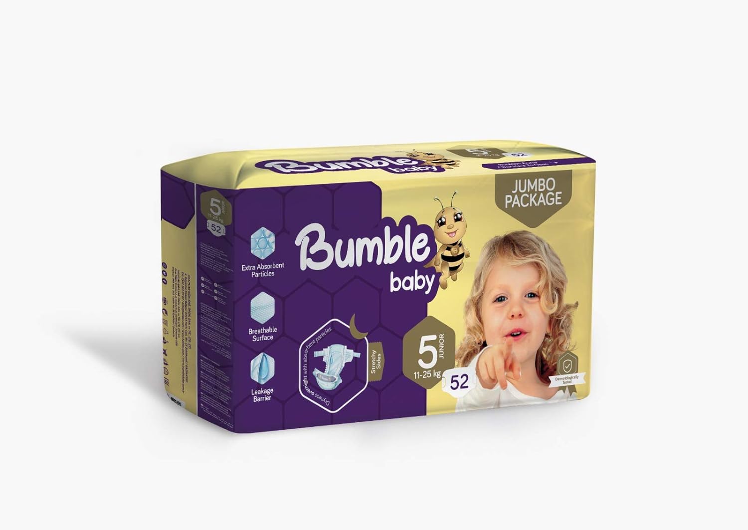 Bumble Baby Diapers Size 5 (11-25 KG) 52 Counts