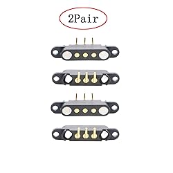 2 Pair Magnetic Bend Pogo Pin Connector with