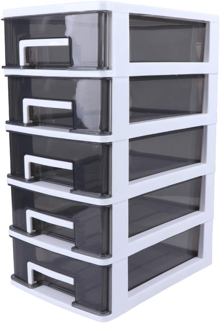 VOSAREA - Caja apilable de almacenamiento con cajones apilables de