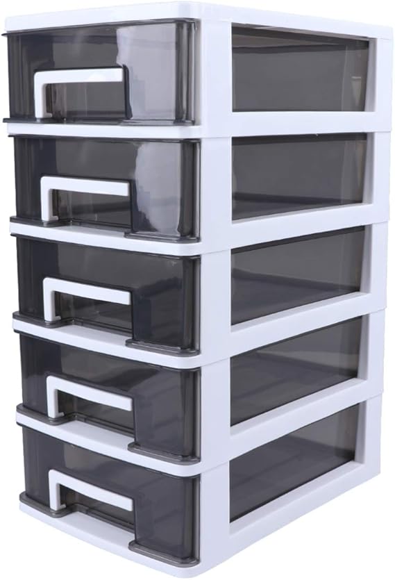 VOSAREA - Caja apilable de almacenamiento con cajones apilables de