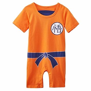 Ropa para bebé, diseño súper heroe DBZ, body pijama