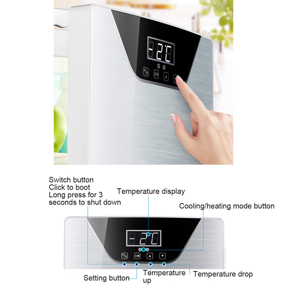 20 L Hogar PequeñO Refrigerador, 12 V Mini Coche De Doble Uso ...