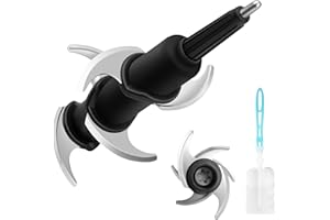 REVORIT Blender Blade Replacement for Ninja 72 oz Pitcher, Replacement Parts for Nutri Ninja 1100W 1200W 1500W BL610 CT610 BL640 BL642 BL680 BL770 BL910 BN701 BN751 BN801