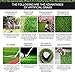 WMG GRASS Premium Artificial Grass, Drainage Mat, 3' x 5' Artificial Turf for Dogs, Cats, Pets, Turf Realistic Indoor/Outdoor for Garden, Patio (15 sq ft)