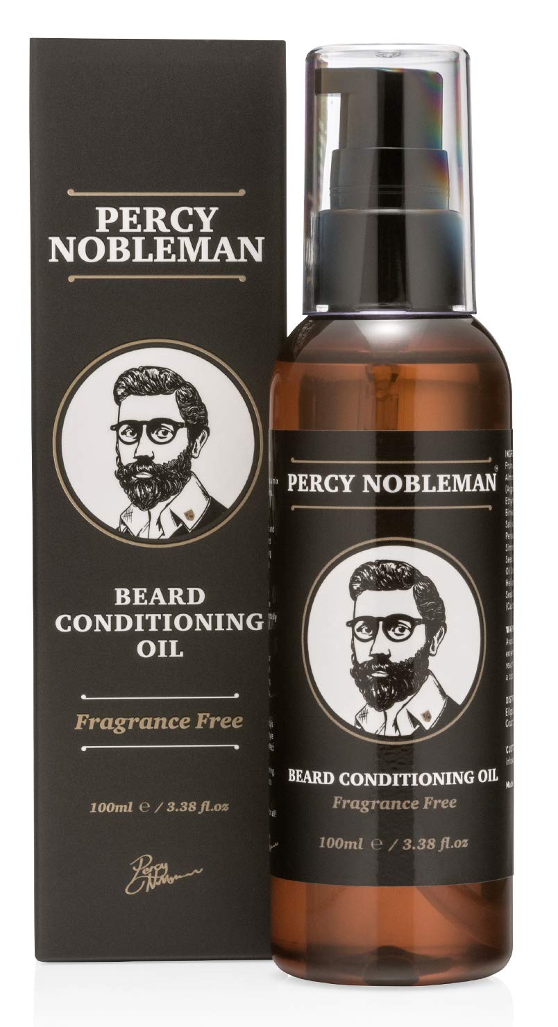 Beard Oil - Beard Conditioning Oil by Percy Nobleman - A Beard Softener and Deep Conditioner For Men (100ml)