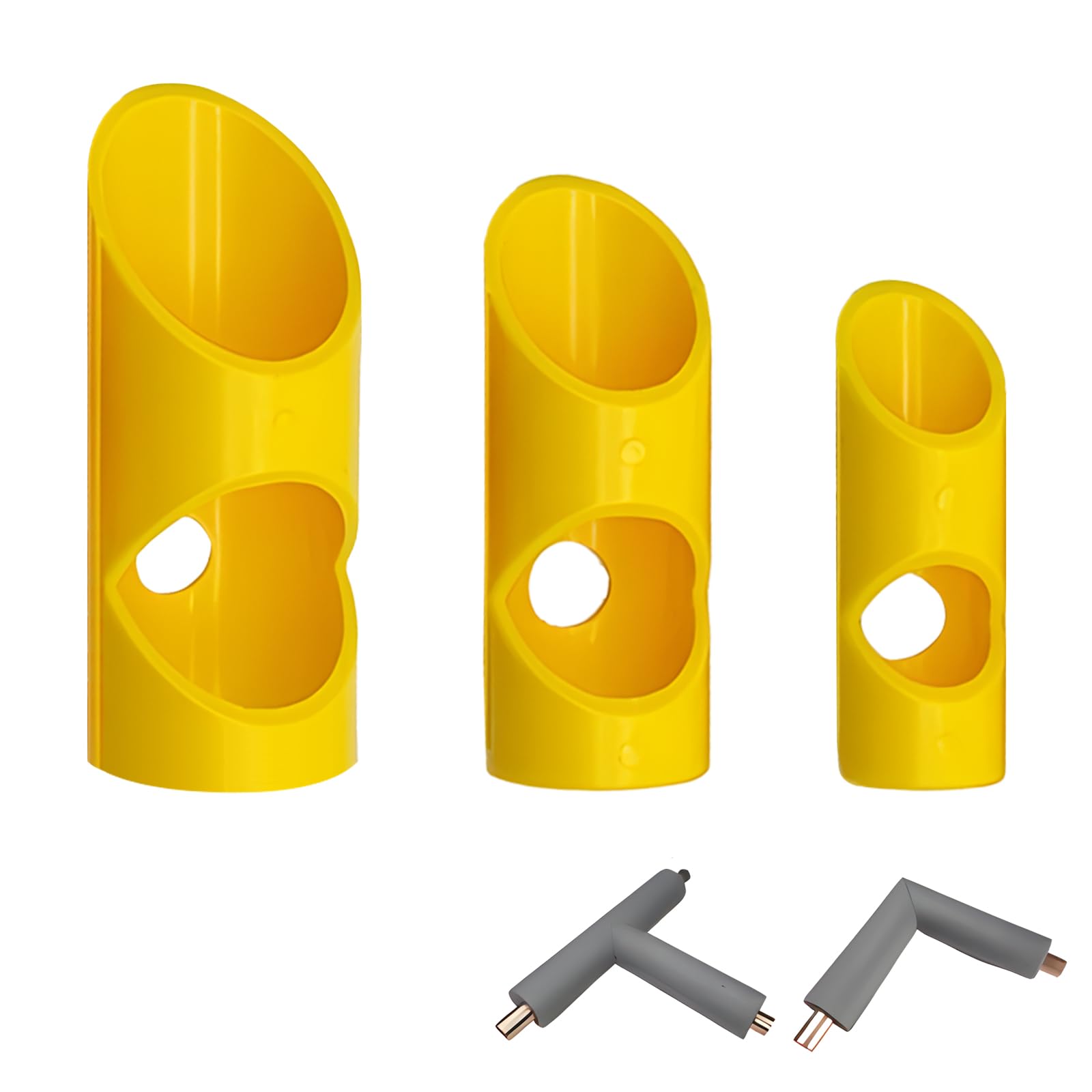 Pipe Lagging Insulation Foam Cutter Tool Set for 15mm, 22mm, 28mm, Precision Foam Pipe Lagging Tool, Lagging Cutting Tool Set for Plumbers, Pipe Lagging Mitre Tool for 45-Degree Angles