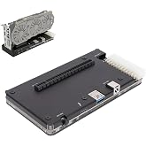 Gugxiom Mini eGPU Dock Compatible with Thunderbolt 3/4/USB4 Port | External GPU Dock Station Enclosure PCIe X16 for Laptop Desktop, DC/ATX 24 Pin/SFX Support
