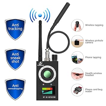 Amazon.com: Detector antiespía, detector RF y localizador de ...