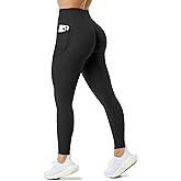Unthewe Naked-Feel No Front Seam Leggings for Women - High Waisted Buttery Soft Workout Yoga Pants 25"