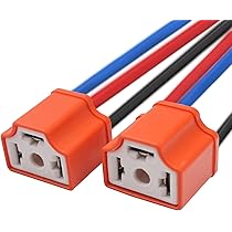 Ourbest H4 Wiring Harness Plug 9003 Wire Connector Female Pigtail Heavy Duty Ceramic Socket - View #2