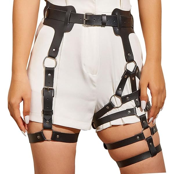 fishnet leather garter belt Amazon.com: Pu Leather Strappy Garter Belt Lingerie Set, Strappy Garter  Belt Fishnet Push Up Garter Belt Women Lingerie Set Black : Clothing, Shoes  & Jewelry main image 0