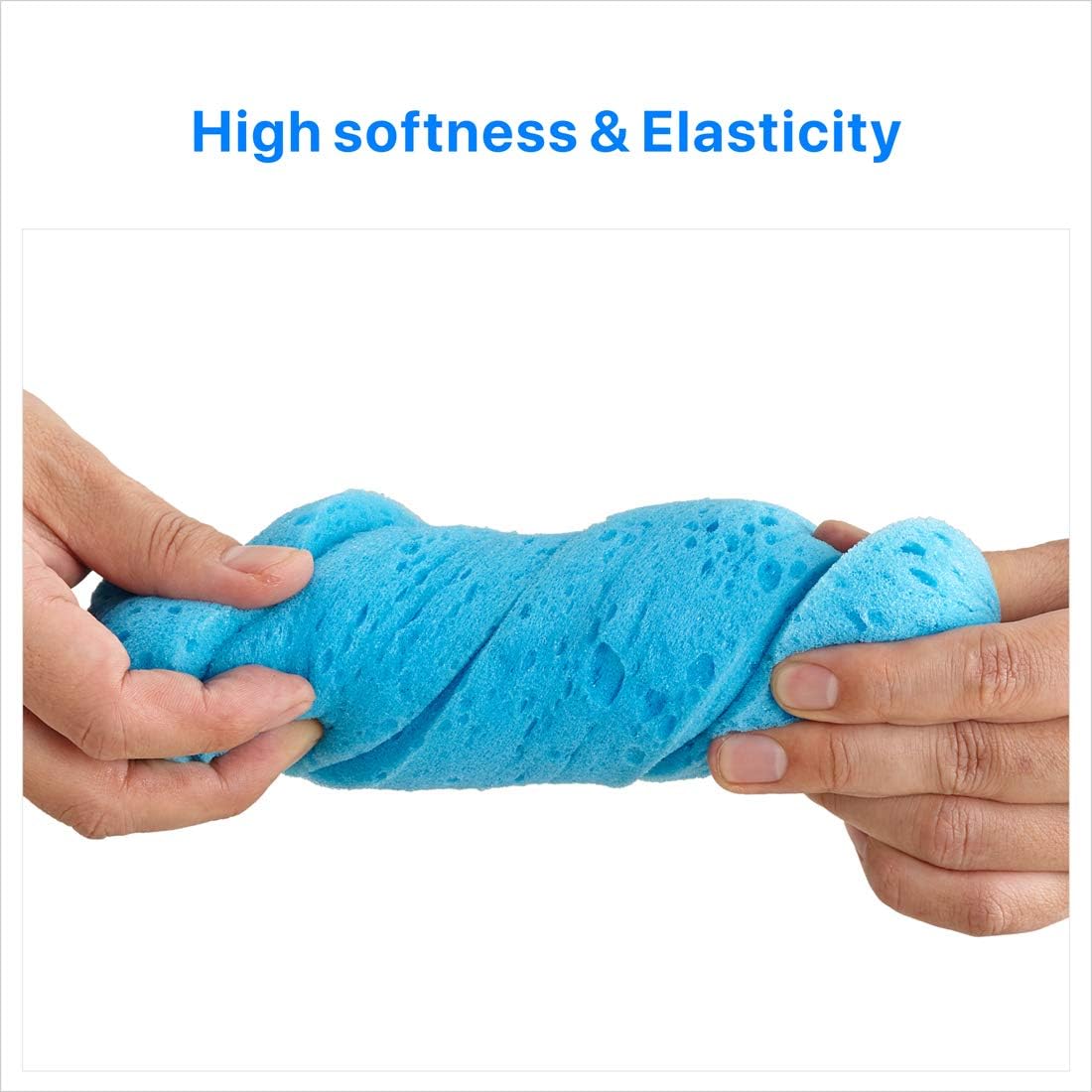 Car Wash Sponges , Multi-Use Cleaning Sponges，Easy Grip Sponge, Large sponges for Washing Cars, Bone Design Cleaning Polishing Foam for Dishes Washing, Vehicle, Bathroom and Kitchen Cleaning, 6Pcs: Kitchen & Dining
