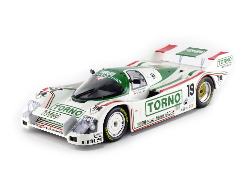 Norev- 187406 – Porsche 962 °C Torno – Mugello 1985 1000 Km – White/Green/Red – Echelle 1: 18