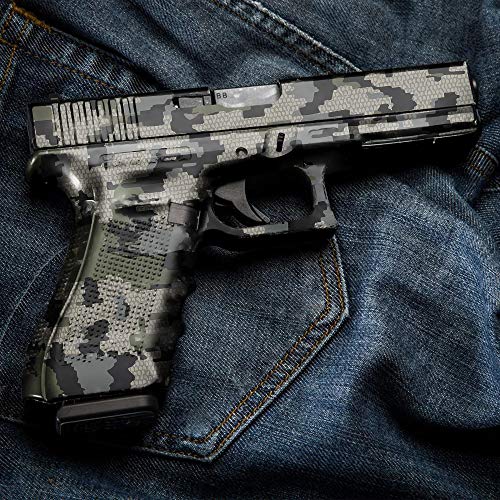 GunSkins Pistol Skin Premium Vinyl Gun Wrap with Precut Pieces Easy