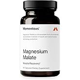 Momentous Magnesium Malate - NSF Certified for Sport - 30-Day Supply - 60 Capsules