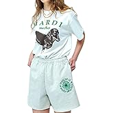 mardi mercredi Women's DDANJI Graphic T-Shirt, 100% Cotton, Regular Fit, Dachshund Print