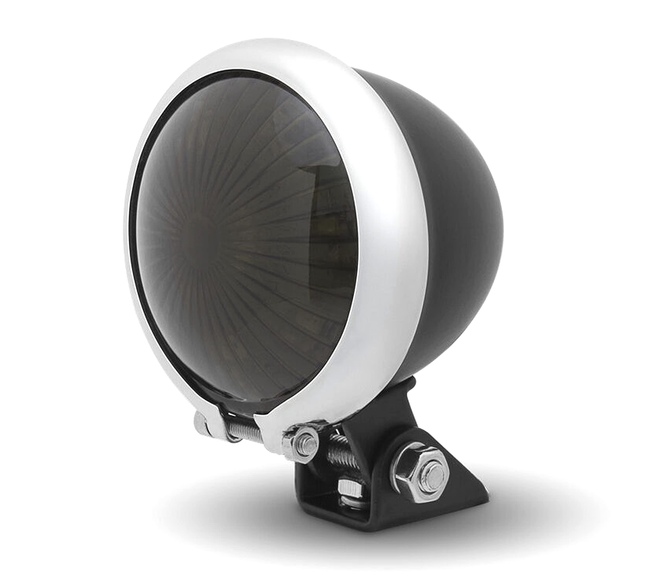 Alchemy Parts Motorbike LED Tail Light with Stop Light - Chrome and Black |