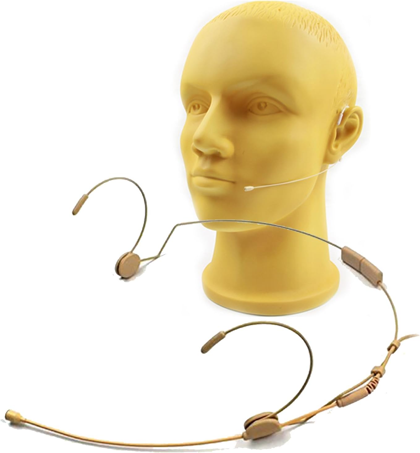 Honac Professional Skin Corlor Headset/Headworn Microphone for Shure TA4F Microdot Detachable Cable Saramonic SR-WM4C Samson Wireless System transmitter