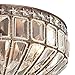 Vienna Full Spectrum Ibeza Close to Ceiling Light Flush Mount Fixture Mocha Brown 15 1/2